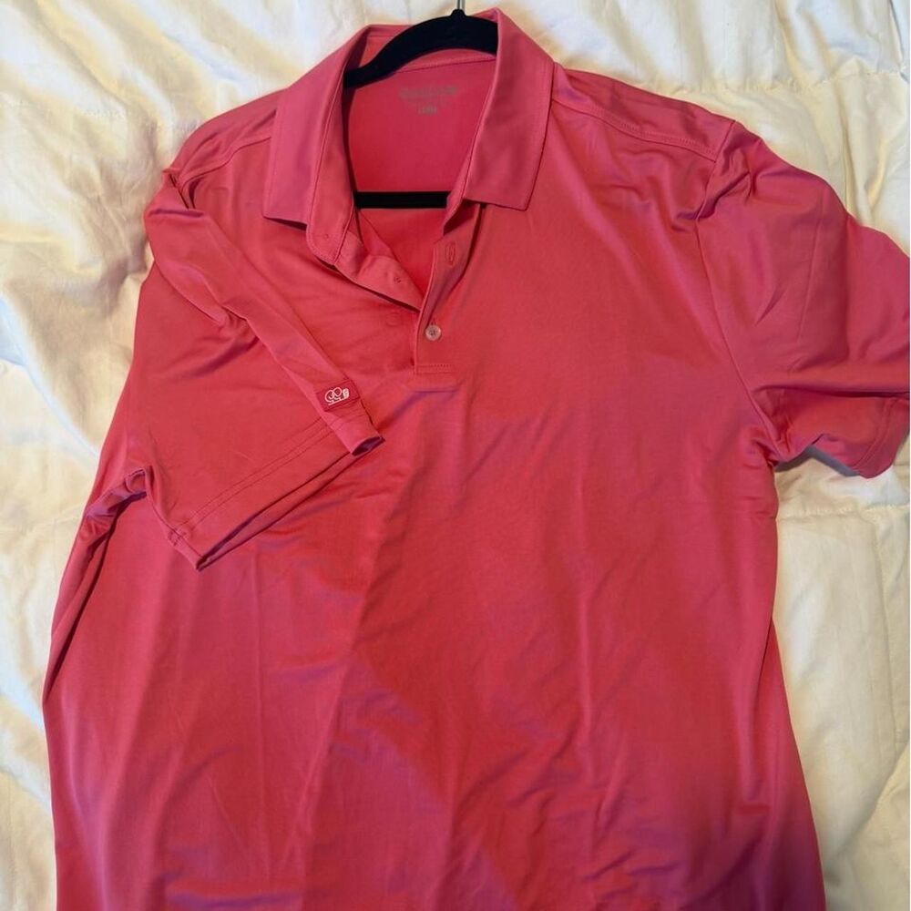 Good Good Men's Pink Golf T-shirt